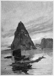 Rock of the Little Orphan on the Yangtze River